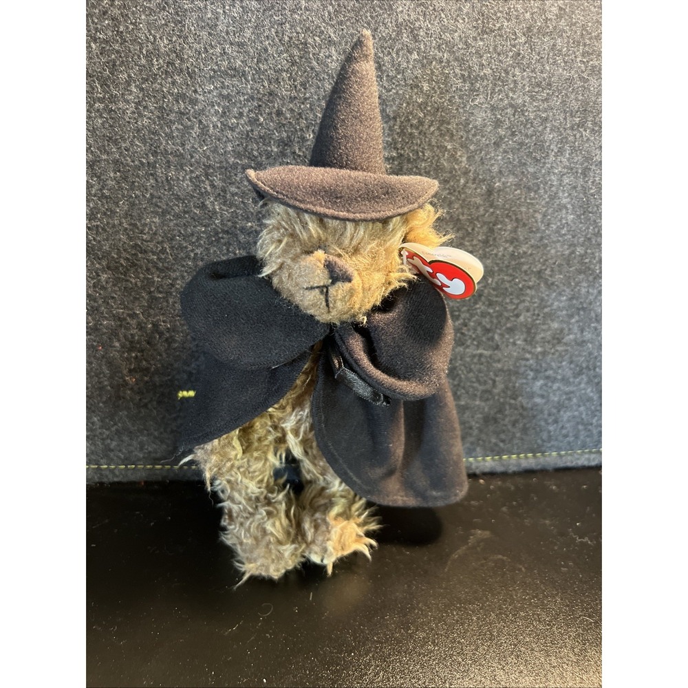 Rare Ty Attic Treasures Esmerelda The Witch Bear 1993 Retired Jointed Plush MWMT
